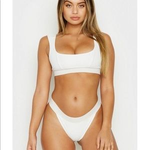 Frankies Bikinis Drew set Size M White